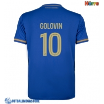 Fotballdrakt Herre AS Monaco Aleksandr Golovin #10 Bortedrakt 2025-26 Kortermet